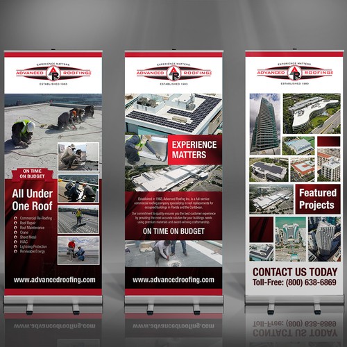 Florida's LARGEST ROOFING Company Needs Awesome Roll-Up Banners