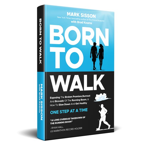 Born To Walk Book cover design