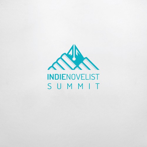 Logo concept for a virtual summit aimed at Self-Published Fiction Writers