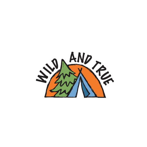 Wild and true. A logo for a Vlog about nature.