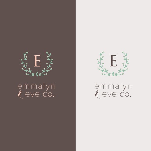 feminine logo for custom giftware brand