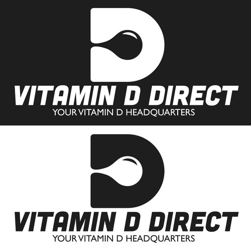 Modern Logo for a Vitamin D Testing Website