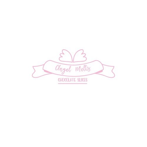 Sweet chocolate logo design 