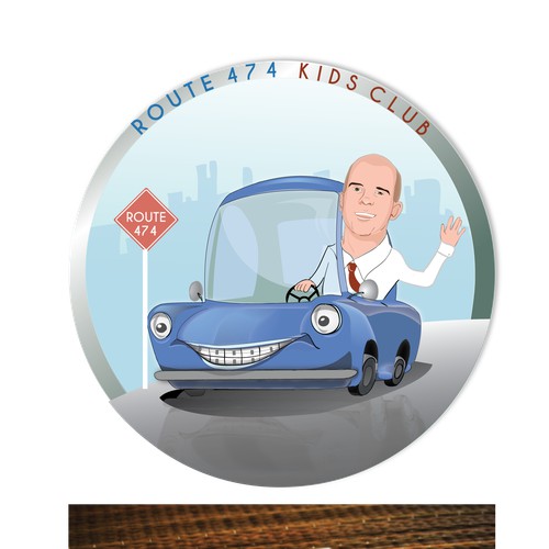 Create a Car themed Kids Club Logo