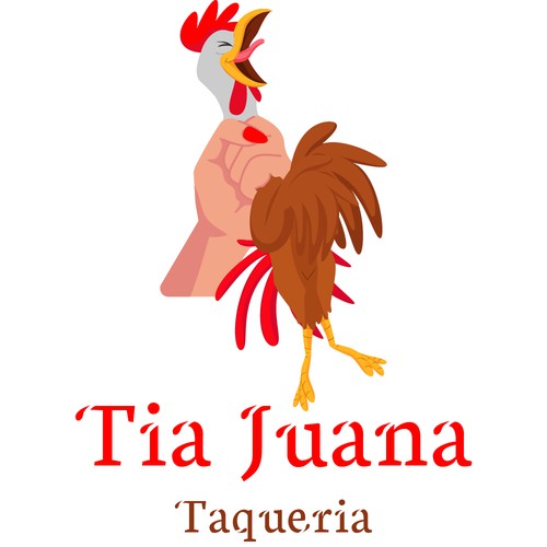 Mexican style restaurant logo concept