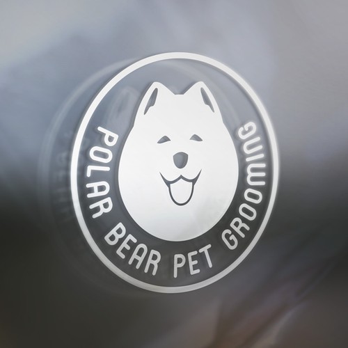 Logo concept for "Polar Bear Pet Grooming" Salon