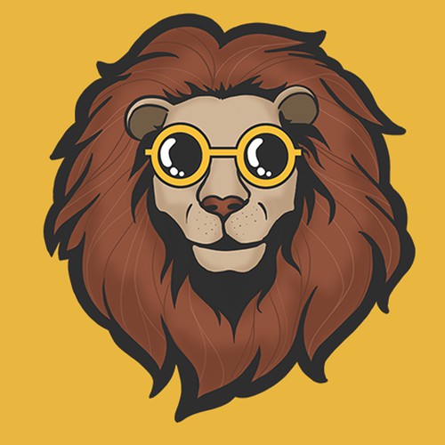 Cool Lion Mascot Design