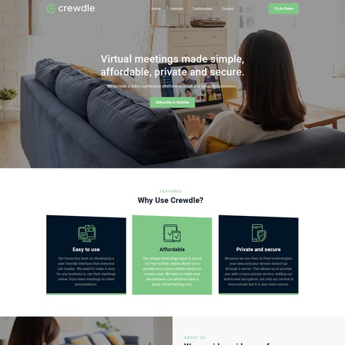 Landing Page Design