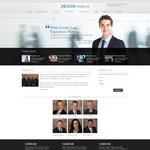 Attorney Website Redesign