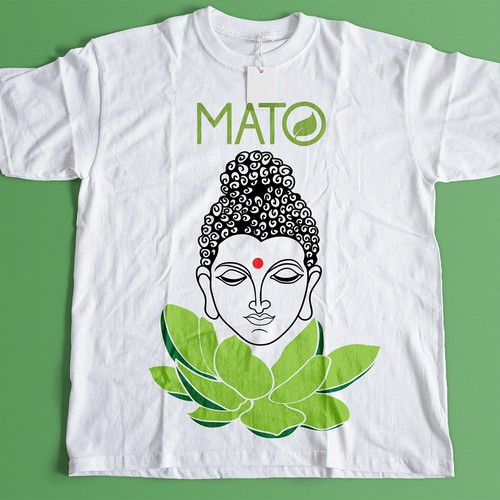 yoga t-shirt concept