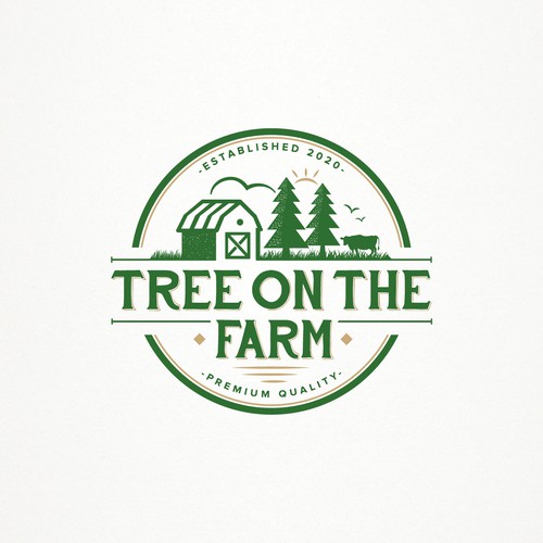 Logo Concept for "TREE ON THE FARM"