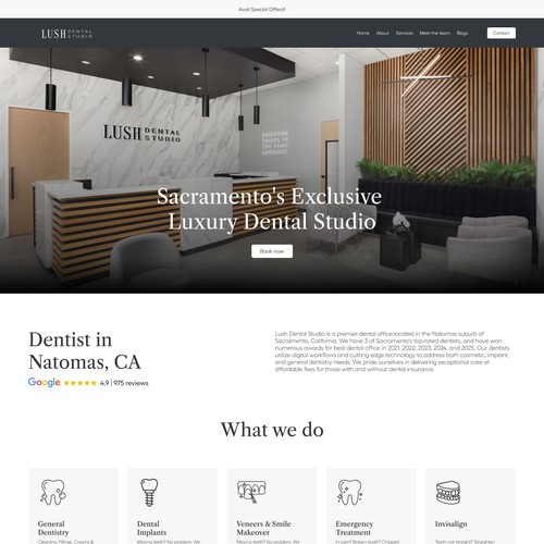 Luxury dental office