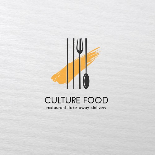 Clean and modern logo for reastaurant