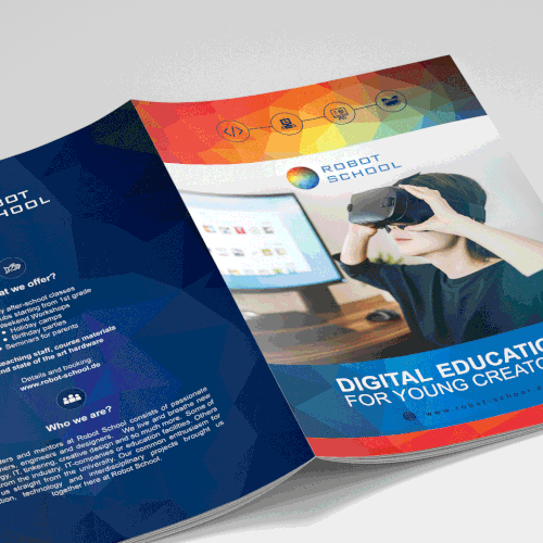 Colorful brochure design