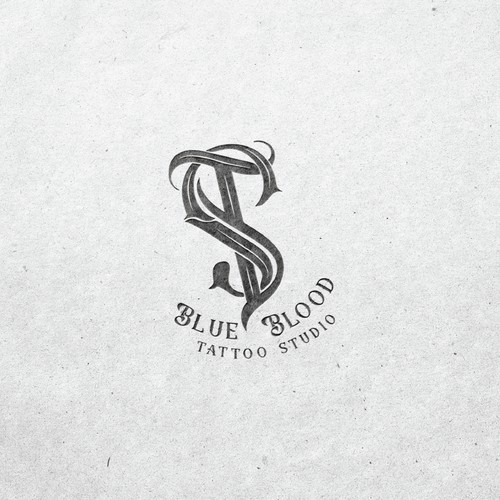 Blue Blood Tattoo Studio Logo