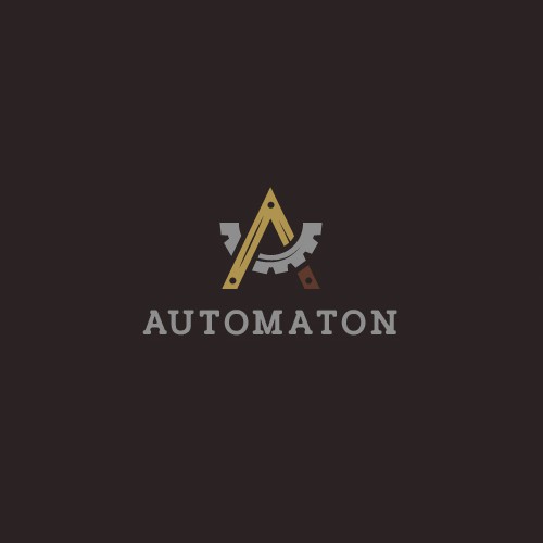 Creative logo design for a victorian/steampunk robot