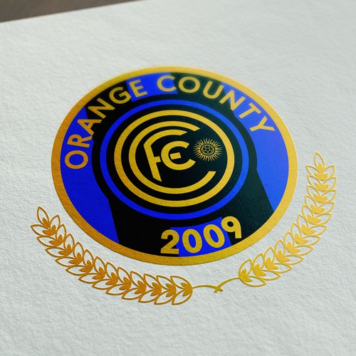 Football Logo for Orange County football team