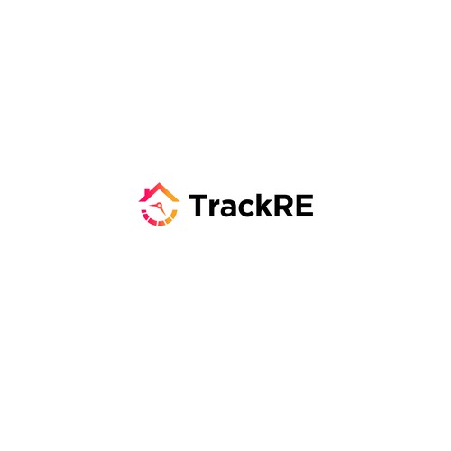 Design a modern logo for a time tracking app for real estate investors