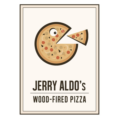 The logo for jerry aldo's wood-fired pizza