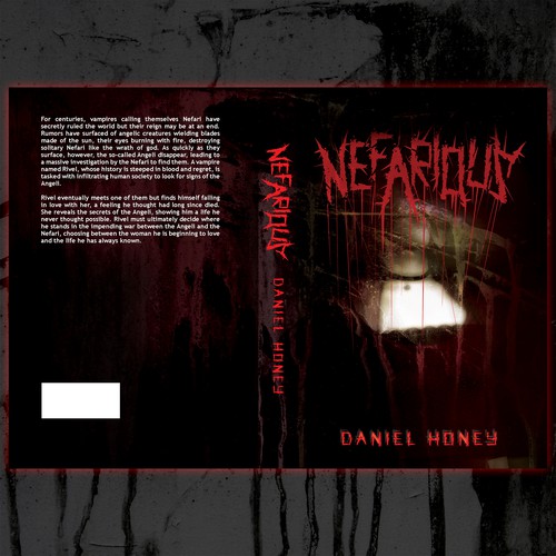 Book cover for a horror thriller