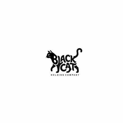 logo for black cat 