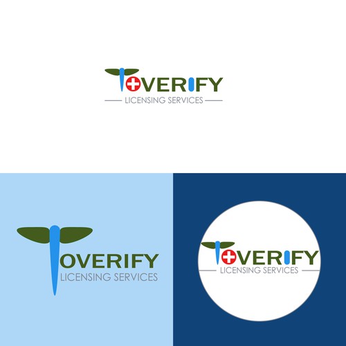 Toverify Logo Design for Medical Licencing Firm