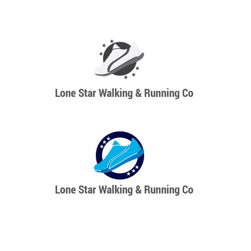 Lone star walking & running co Logo