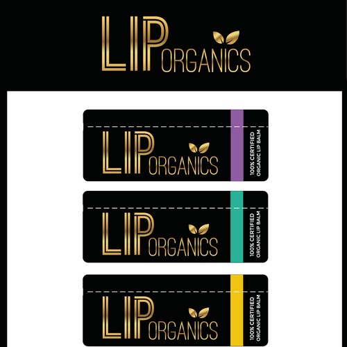 Logo and packaging for luxury lip balm