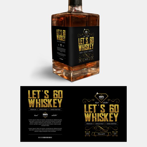Whiskey label
