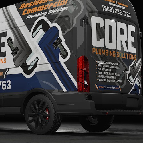 Creative van wrap