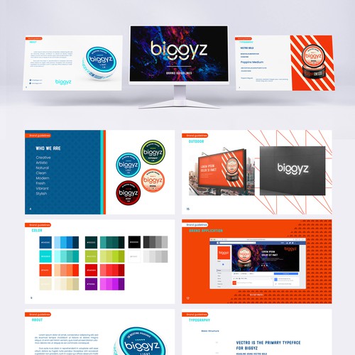 Logo and Brand Guide design. 