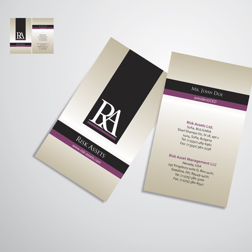 RA biz card