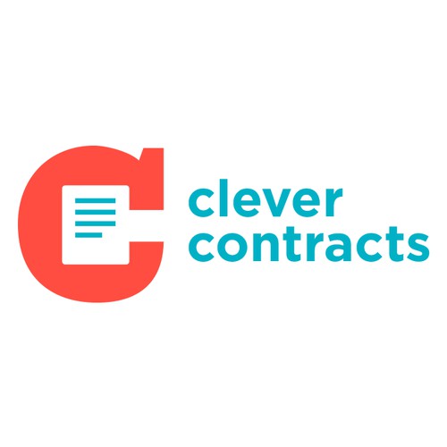 Create a simple modern logo for Clever Contracts.