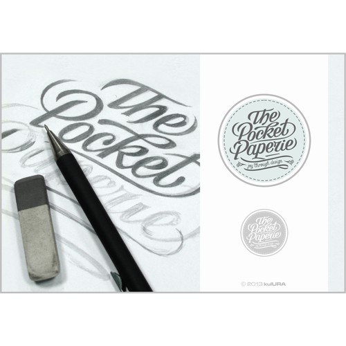 Little wedding design biz (the pocket paperie) needs a logo!