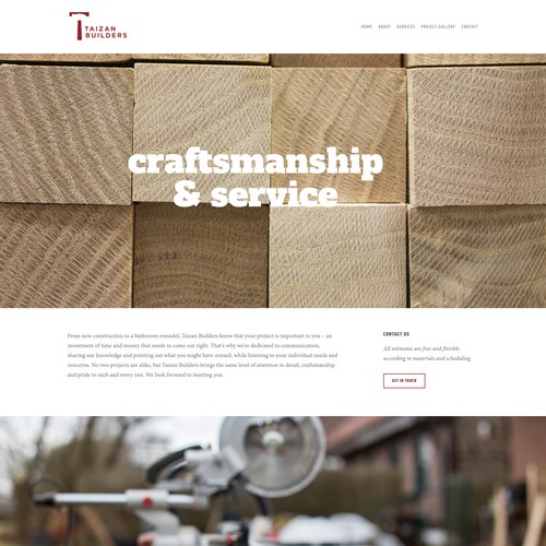Taizan Builders branding + site