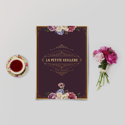 Tea House Menu Design