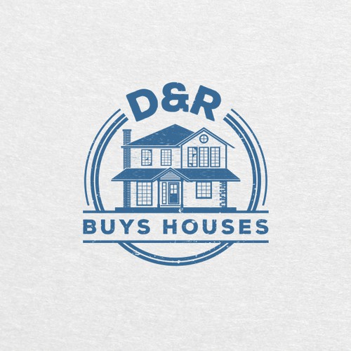 Logo for D&R buys houses 