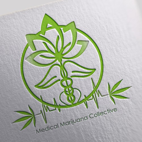 Logo for a Medical Marijuana Dispensary.