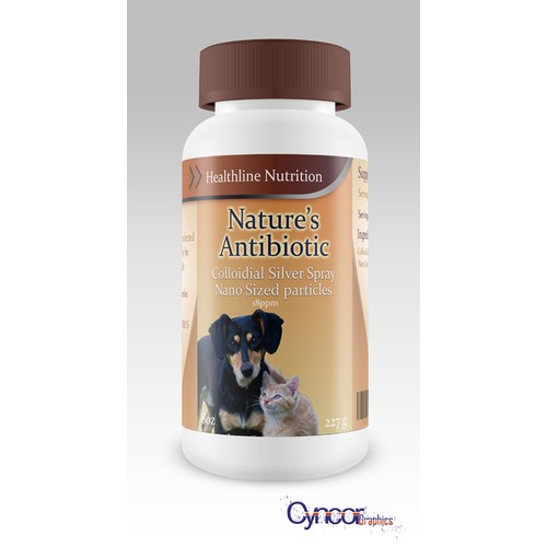 Health Supplement for Pets Label design