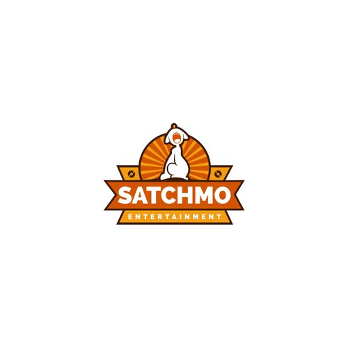 Create a colourful, retro logo for an international music booking agency.