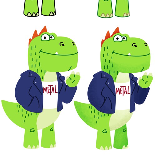 dinosaur character for kids