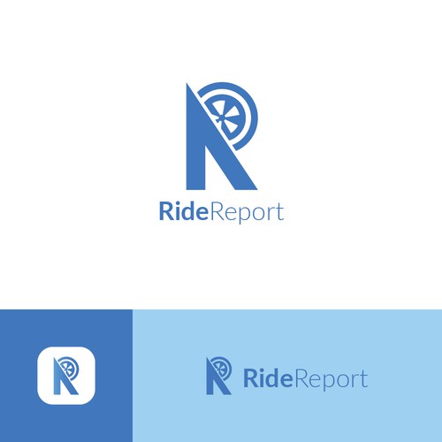 RideReport logo concept