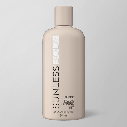 Tan Product Label Design