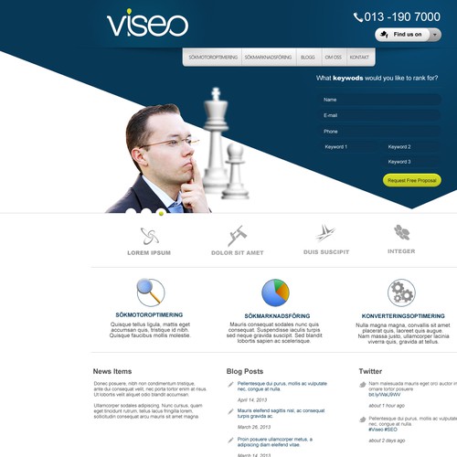 Help Viseo with a new website design
