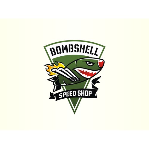 Hot Rod Shop / Speed Shop vintage bomb logo