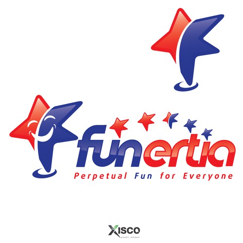 Create a modern logo for a Unique Activity Center called Funertia