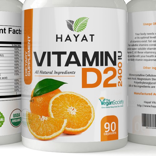 label for hayat vitamin company