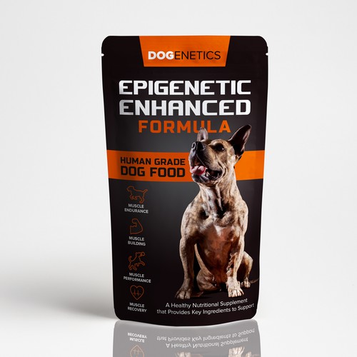 Dog food packaging