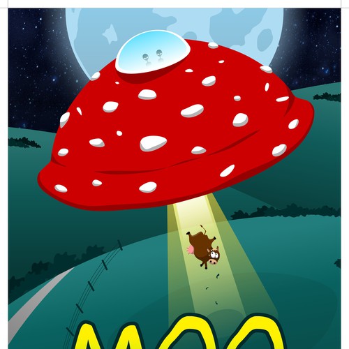 Alien Mushroom Illustration