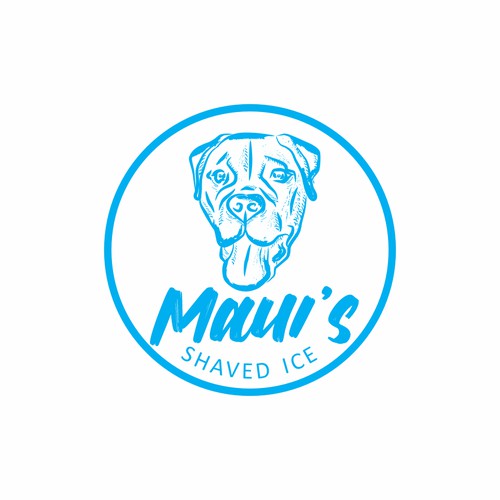 Maui's Shaved Ice Logo Design